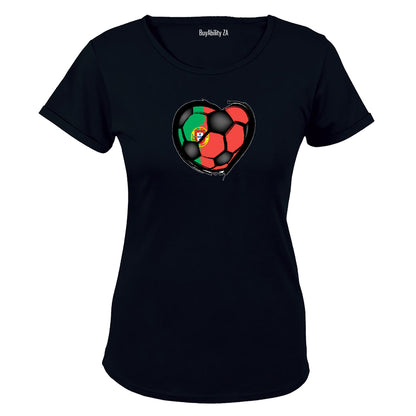 Portugal - Soccer Inspired - Ladies - T-Shirt
