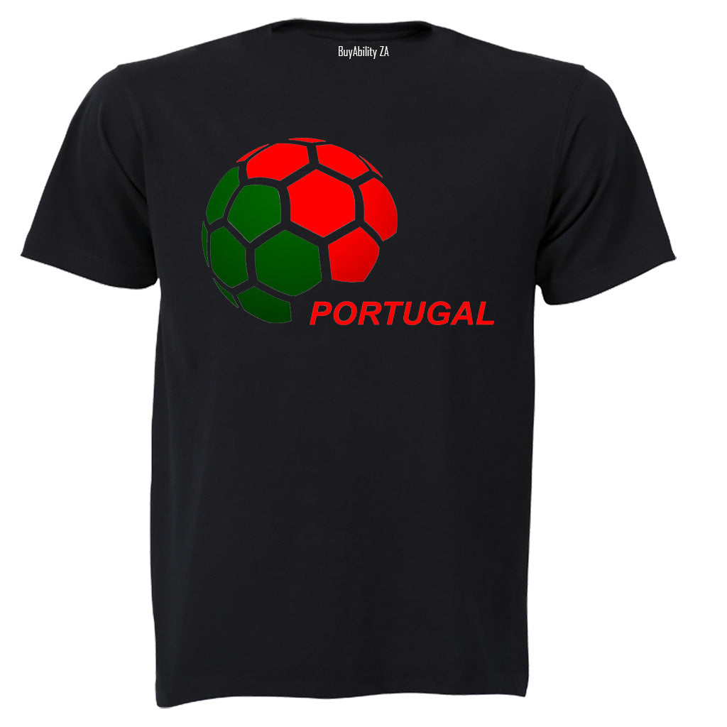 Portugal - Soccer Ball - Adults - T-Shirt