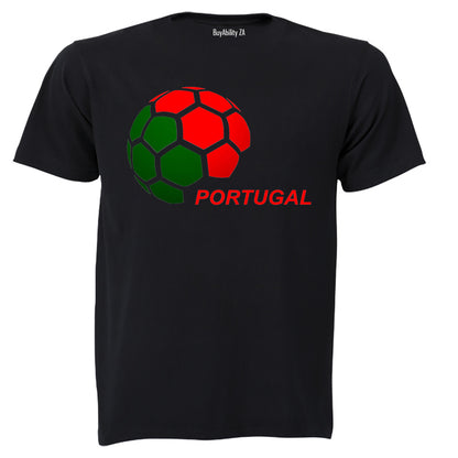 Portugal - Soccer Ball - Adults - T-Shirt