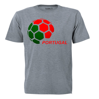 Portugal - Soccer Ball - Adults - T-Shirt