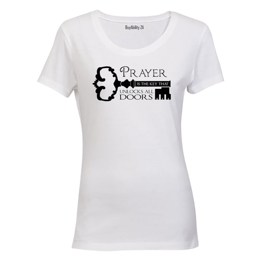 Prayer is the Key - Ladies - T-Shirt