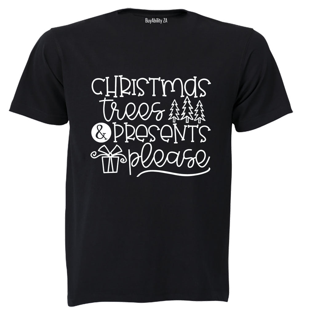 Presents Please - Christmas - Kids T-Shirt
