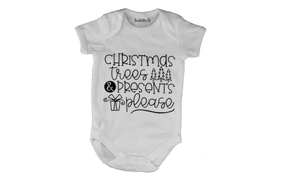 Presents Please - Christmas - Baby Grow