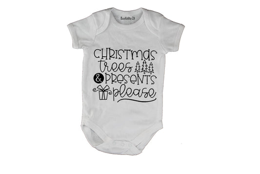 Presents Please - Christmas - Baby Grow