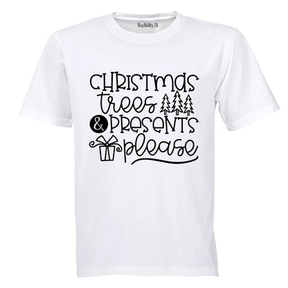 Presents Please - Christmas - Kids T-Shirt