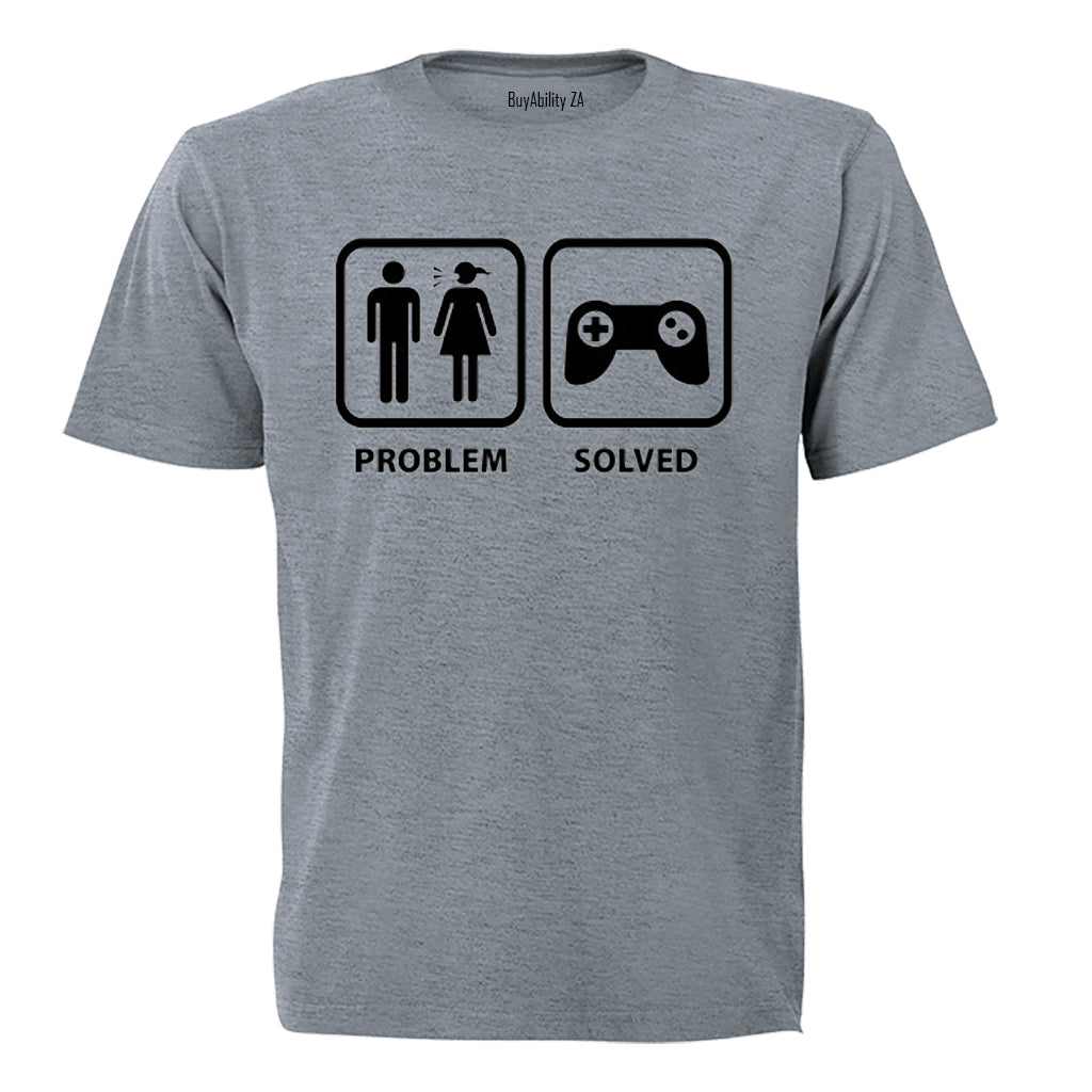 Problem Solved - Gamers! - Adults - T-Shirt
