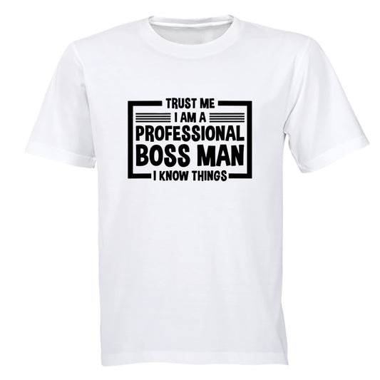 Professional BOSS MAN - Adults - T-Shirt - BuyAbility South Africa