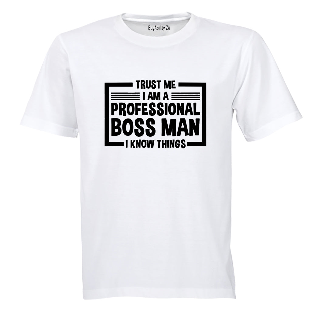Professional BOSS MAN - Adults - T-Shirt