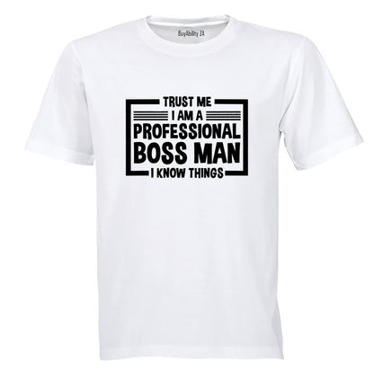 Professional BOSS MAN - Adults - T-Shirt