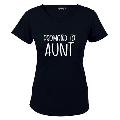 Promoted to AUNT - Ladies - T-Shirt