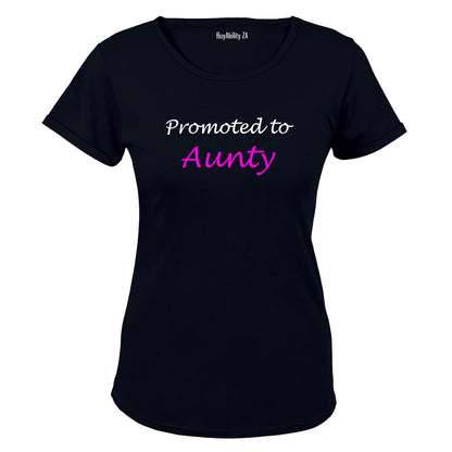 Promoted to Aunty - Ladies - T-Shirt - BuyAbility