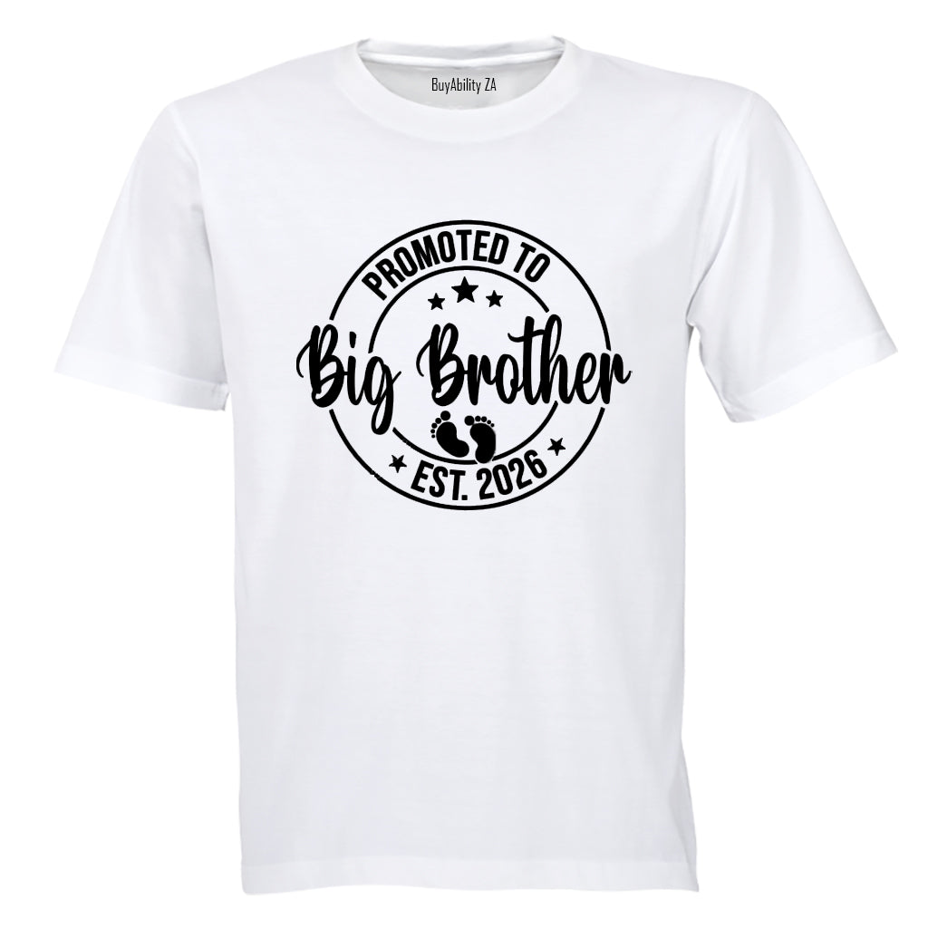 Promoted to Big Brother 2026 - Kids T-Shirt - BuyAbility South Africa