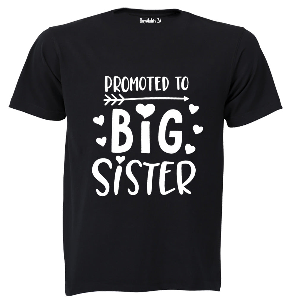 Promoted to Big Sister - Hearts - Kids T-Shirt
