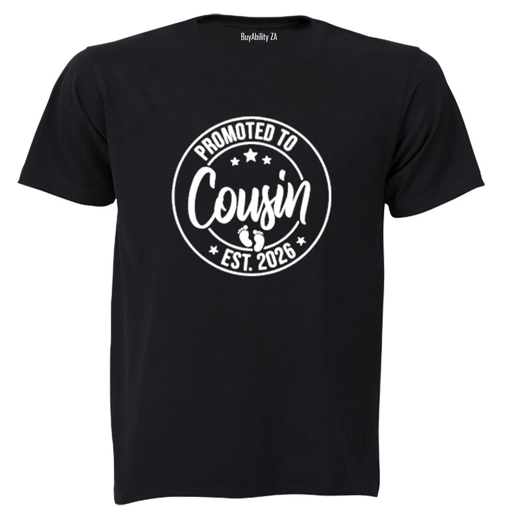 Promoted to Cousin 2026 - Kids T-Shirt - BuyAbility South Africa