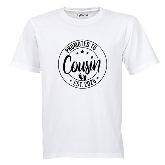 Promoted to Cousin 2026 - Kids T-Shirt - BuyAbility South Africa