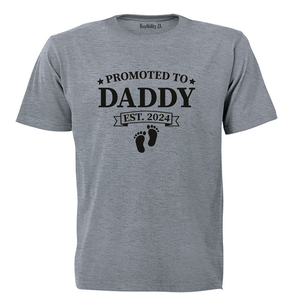 Promoted to Daddy 2024 - Adults - T-Shirt