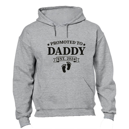 Promoted to Daddy 2024 - Hoodie - BuyAbility South Africa