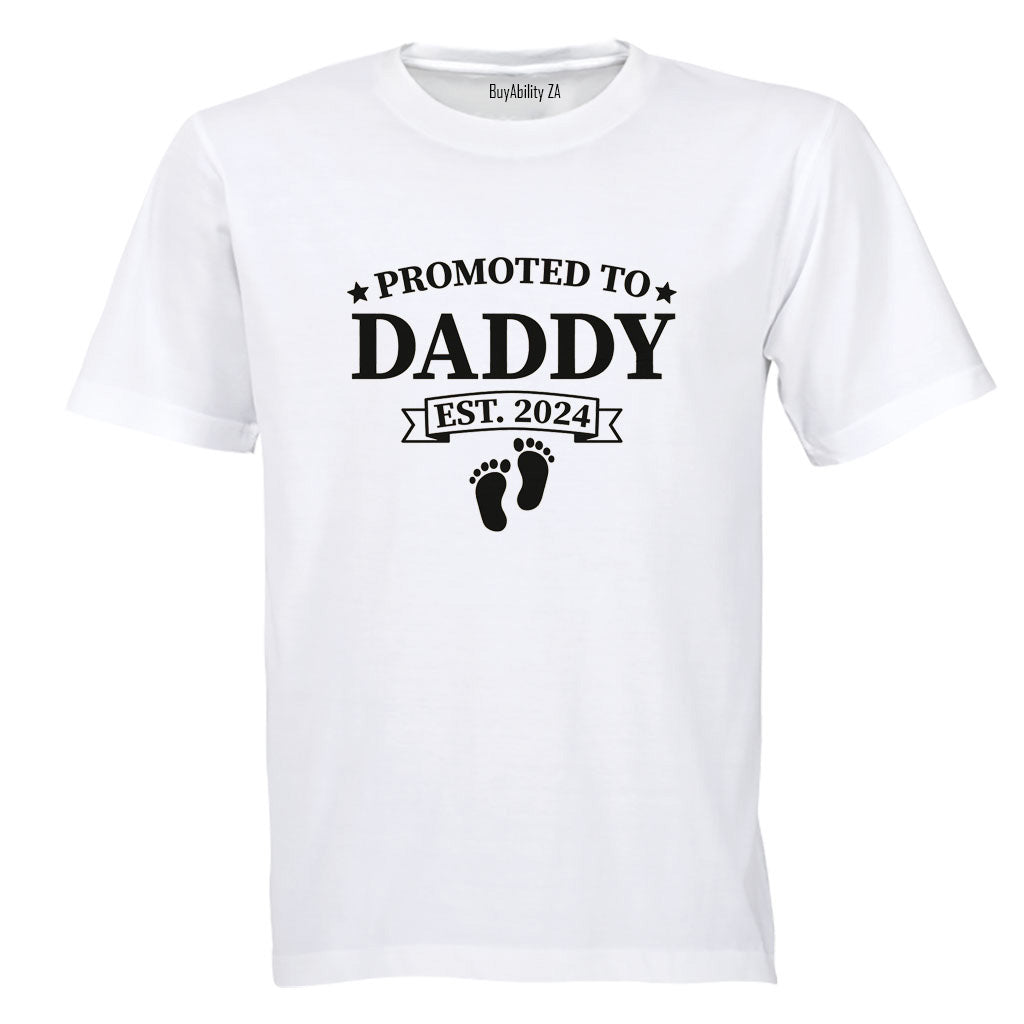 Promoted to Daddy 2024 - Adults - T-Shirt