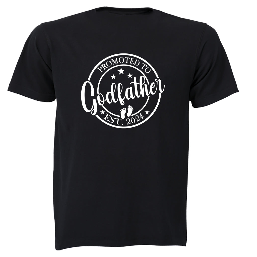 Promoted to Godfather 2024 - Adults - T-Shirt - BuyAbility South Africa