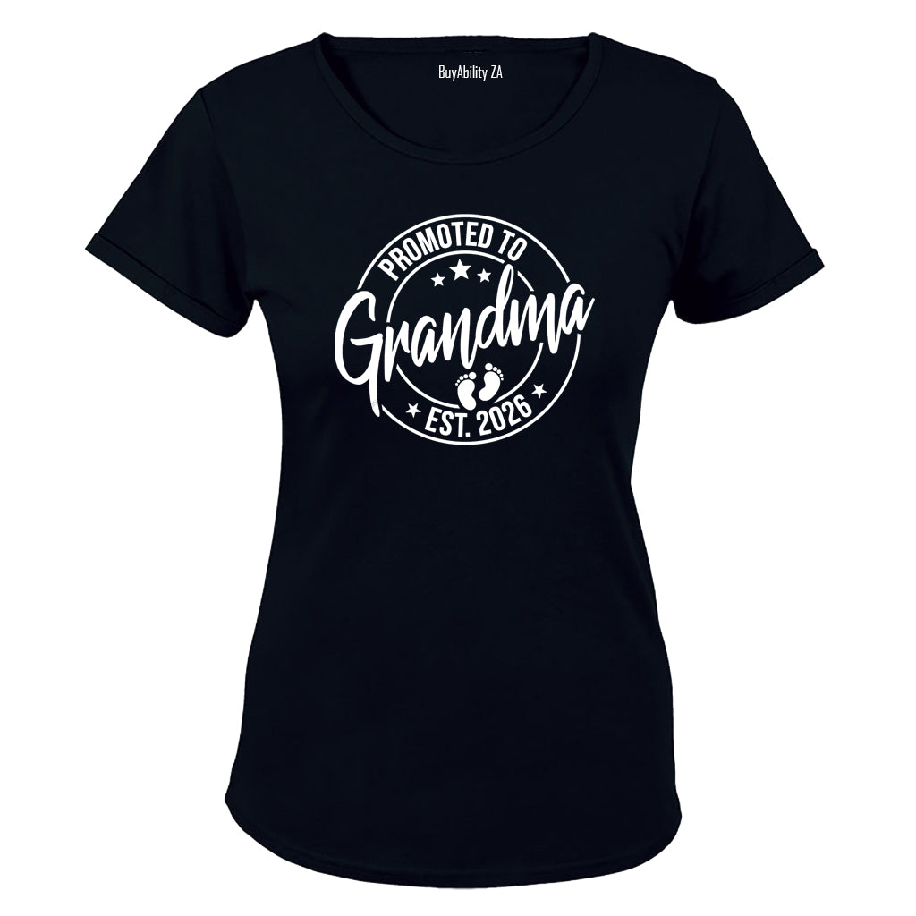 Promoted to Grandma 2026 - Ladies - T-Shirt - BuyAbility South Africa