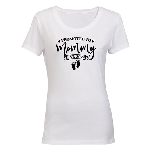 Promoted to Mommy 2024 - Ladies - T-Shirt - BuyAbility South Africa
