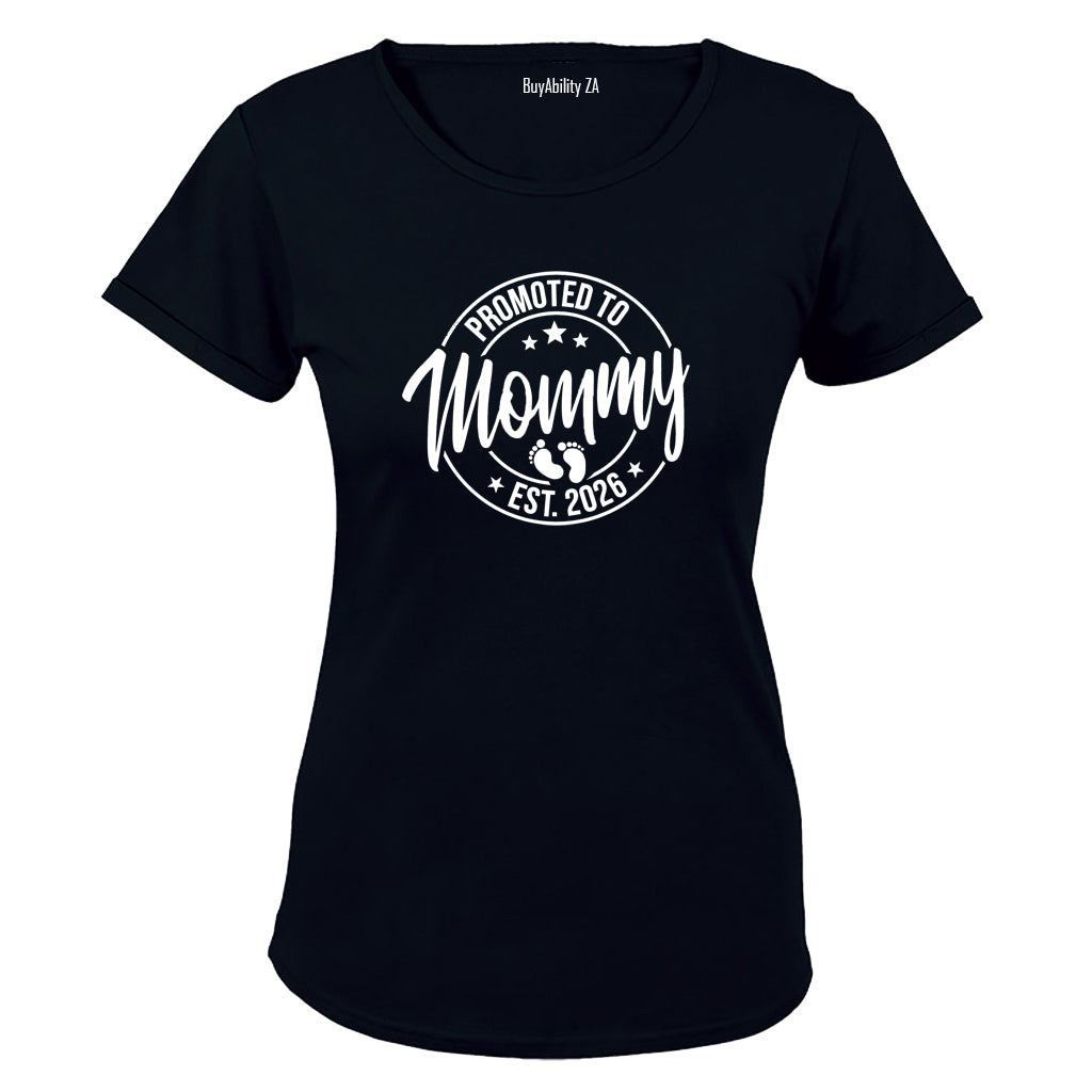 Promoted to Mommy 2026 - Ladies - T-Shirt - BuyAbility South Africa