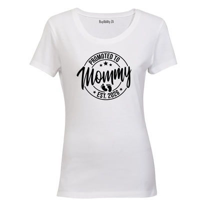 Promoted to Mommy 2026 - Ladies - T-Shirt - BuyAbility South Africa
