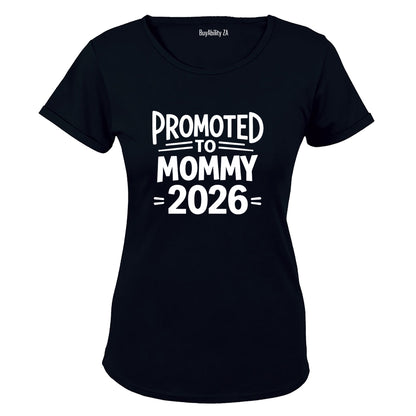 Promoted to Mommy 2026 Bold - Ladies - T-Shirt - BuyAbility South Africa