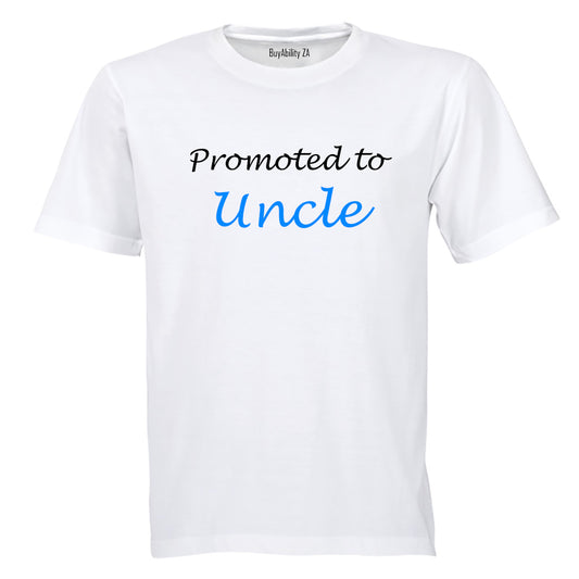 Promoted to Uncle - Adults - T-Shirt