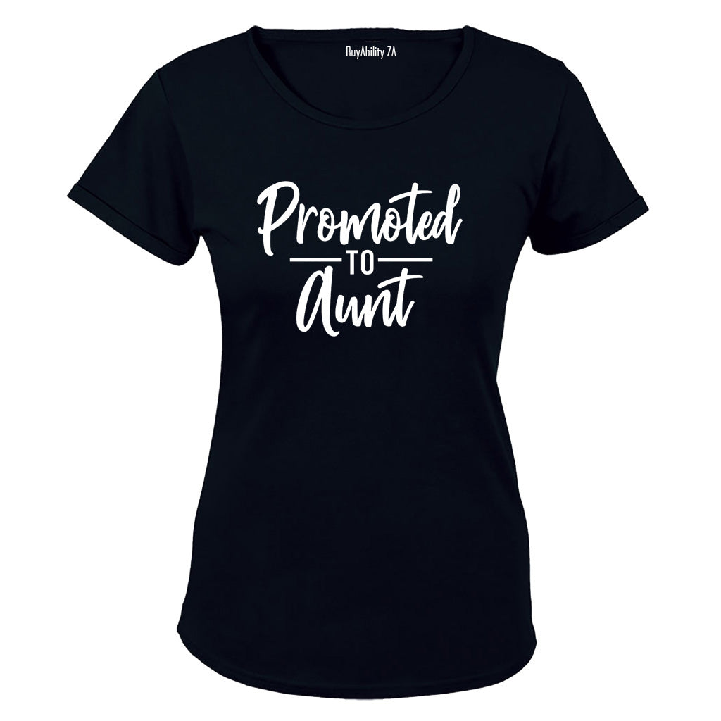 Promoted to Aunt - Ladies - T-Shirt