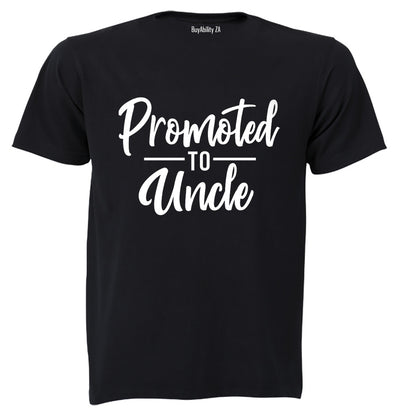 Promoted to Uncle - Adults - T-Shirt - BuyAbility