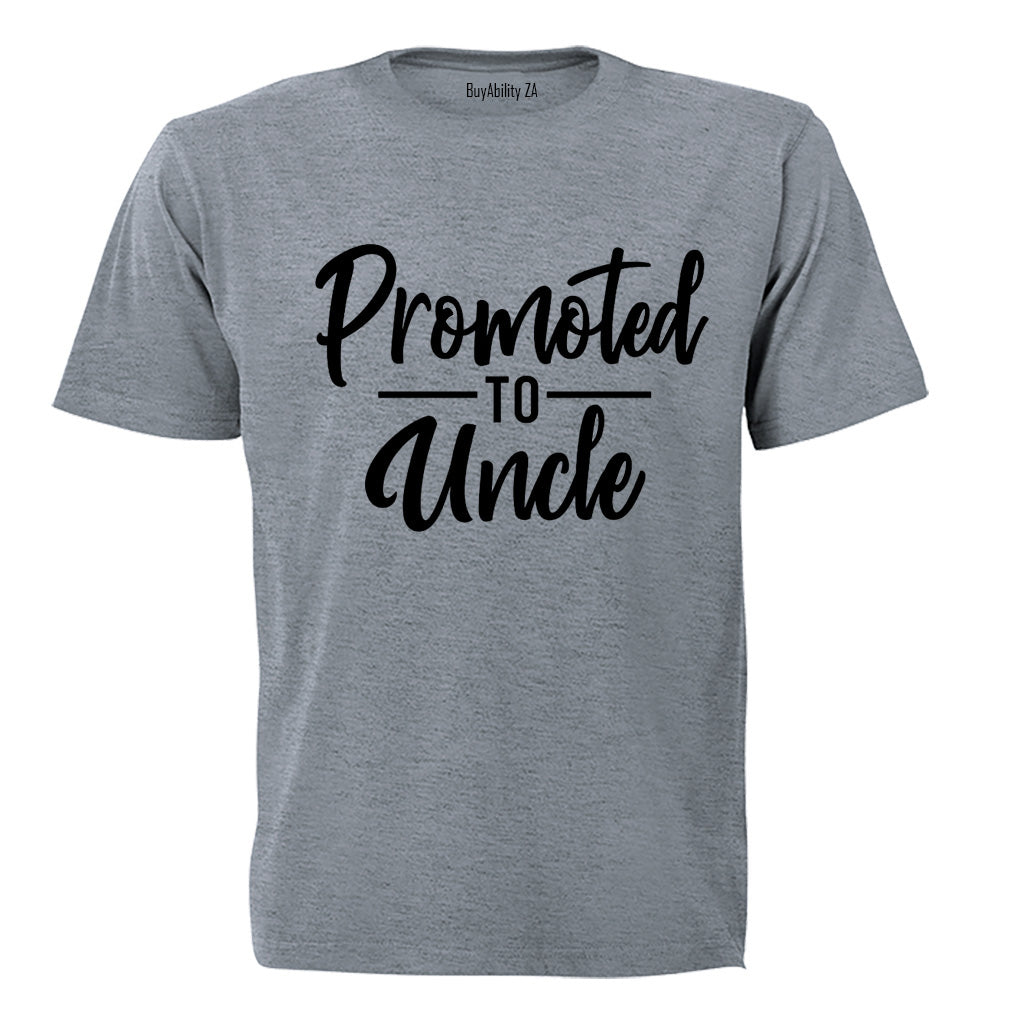 Promoted to Uncle - Adults - T-Shirt - BuyAbility