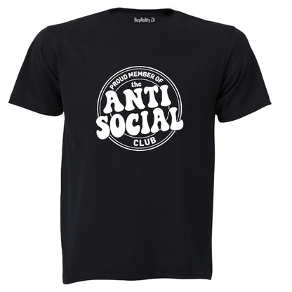 Proud Member - Anti Social Club - Adults - T-Shirt