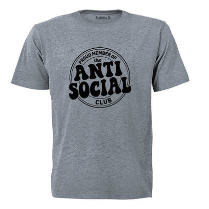 Proud Member - Anti Social Club - Adults - T-Shirt