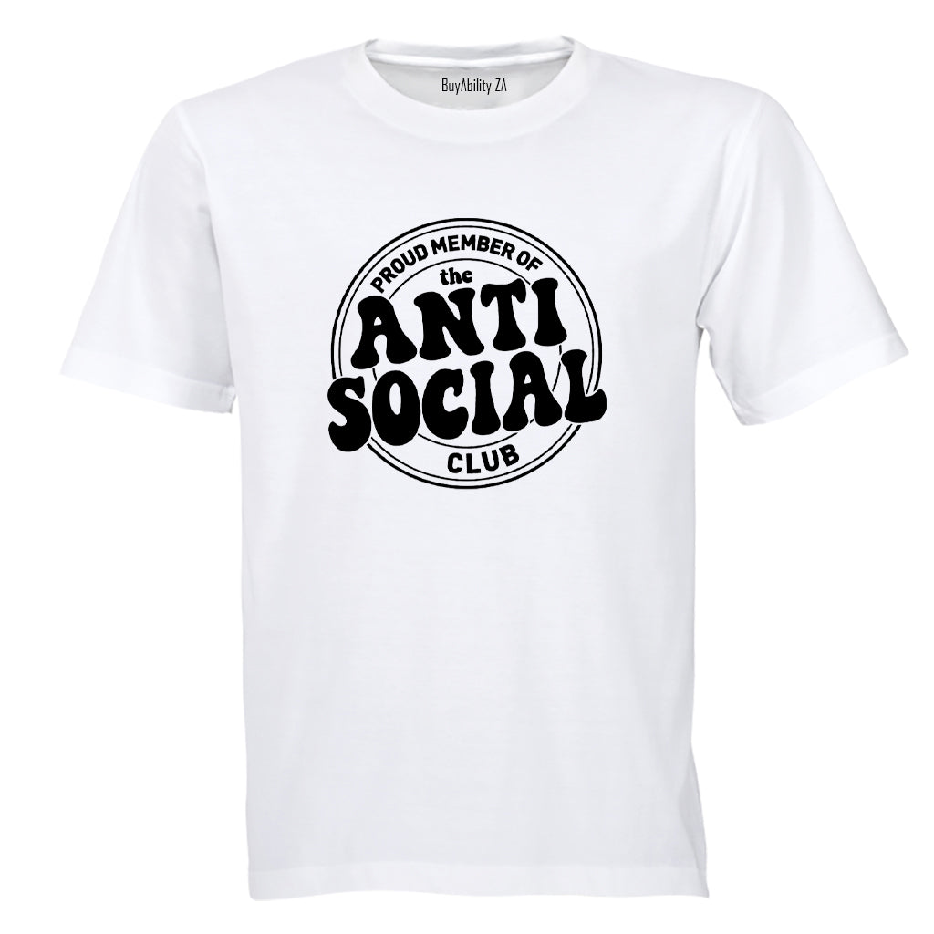 Proud Member - Anti Social Club - Adults - T-Shirt