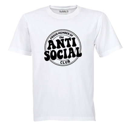 Proud Member - Anti Social Club - Adults - T-Shirt