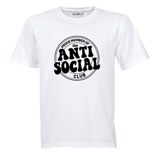 Proud Member - Anti Social Club - Adults - T-Shirt