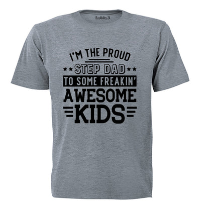 Proud Step Dad - Adults - T-Shirt