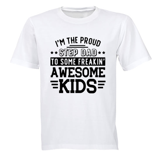 Proud Step Dad - Adults - T-Shirt - BuyAbility South Africa