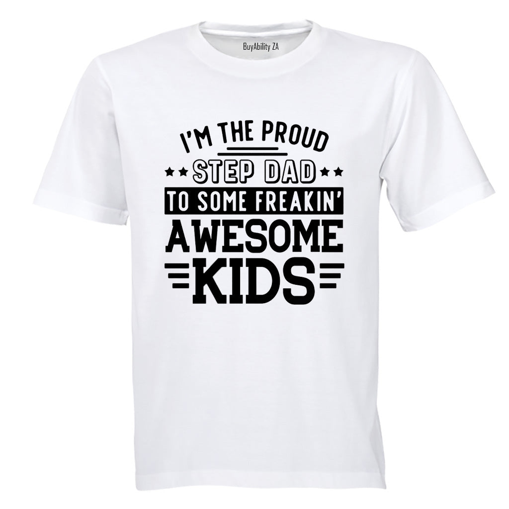 Proud Step Dad - Adults - T-Shirt