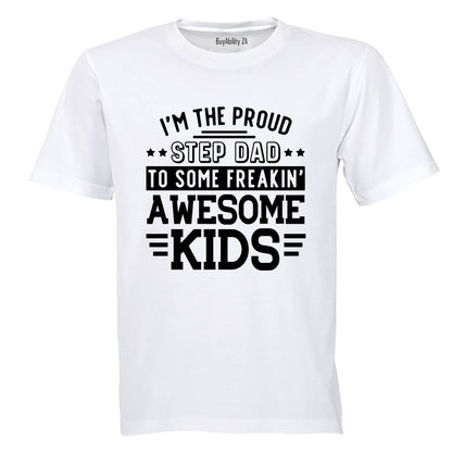 Proud Step Dad - Adults - T-Shirt