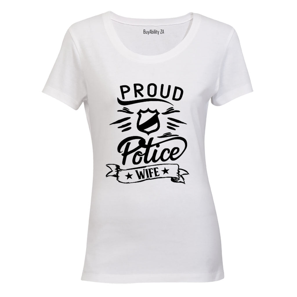 Proud Police Wife - Ladies - T-Shirt