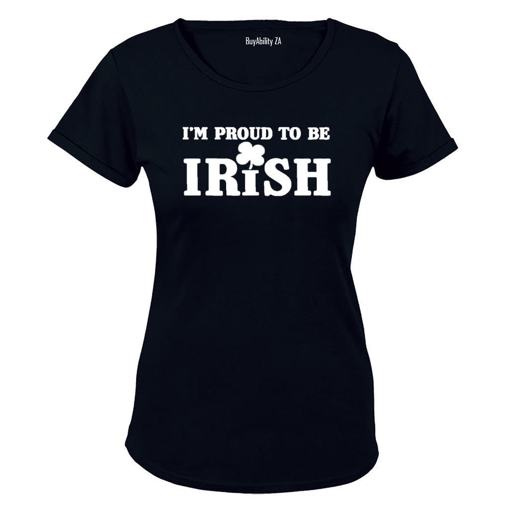 I'm Proud to be Irish! - Ladies - T-Shirt - BuyAbility