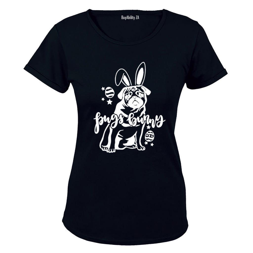 Pugs Bunny - Easter - Ladies - T-Shirt - BuyAbility
