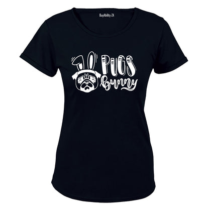 Pugs Bunny - Easter - Ladies - T-Shirt