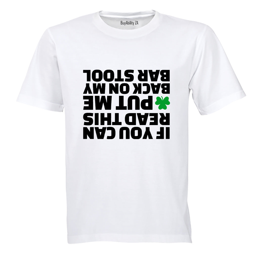 Put Me Back - St. Patrick's Day - Adults - T-Shirt