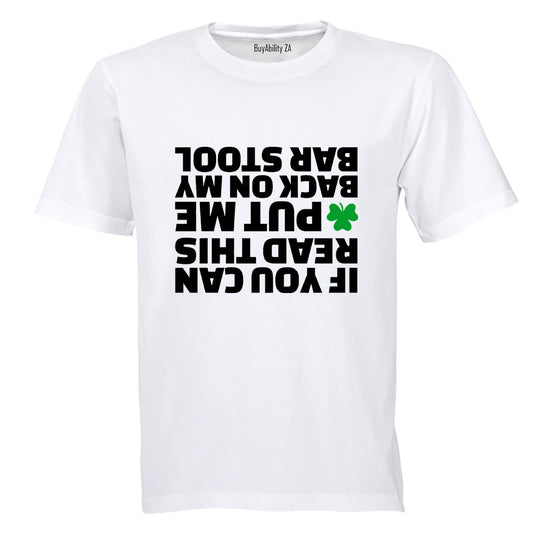 Put Me Back - St. Patrick's Day - Adults - T-Shirt