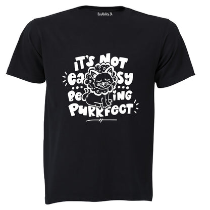 Not Easy Being Perfect - Lion - Kids T-Shirt