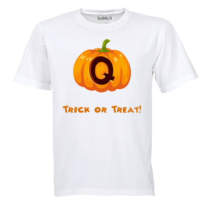 Q - Halloween Pumpkin - Kids T-Shirt