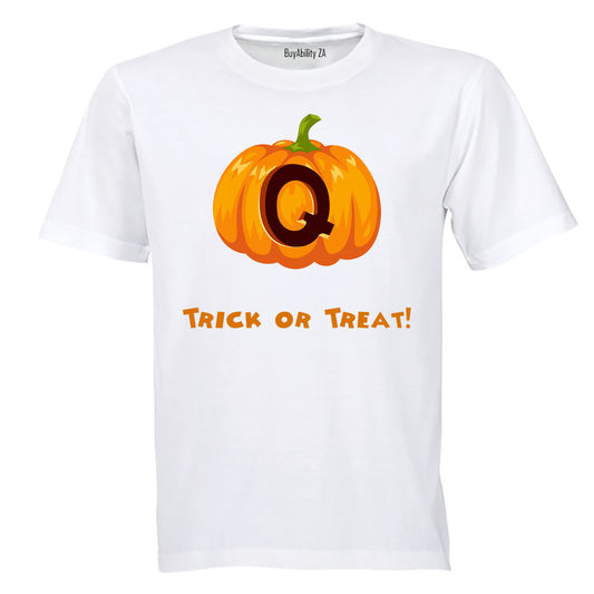 Q - Halloween Pumpkin - Kids T-Shirt